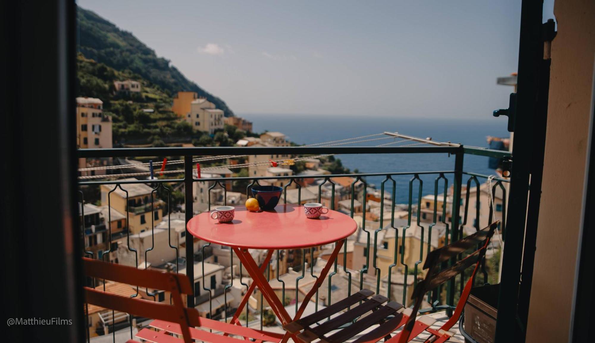 San Giovanni Apt, Seaview Terrace, 2 Aircondo Bdr, Easy From Train Or Private Parking Riomaggiore Kültér fotó