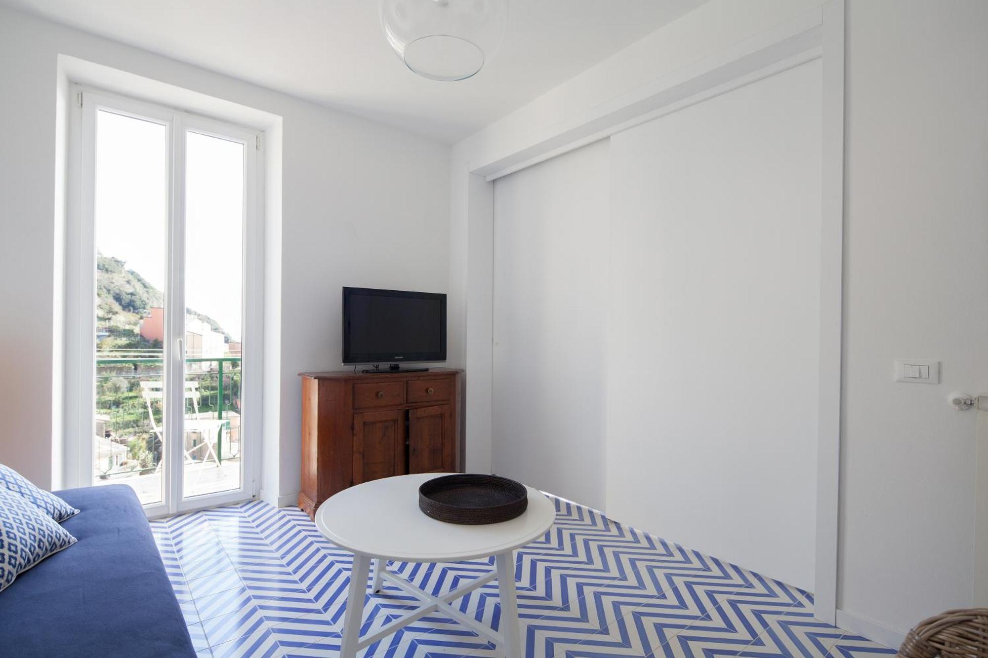 San Giovanni Apt, Seaview Terrace, 2 Aircondo Bdr, Easy From Train Or Private Parking Riomaggiore Kültér fotó