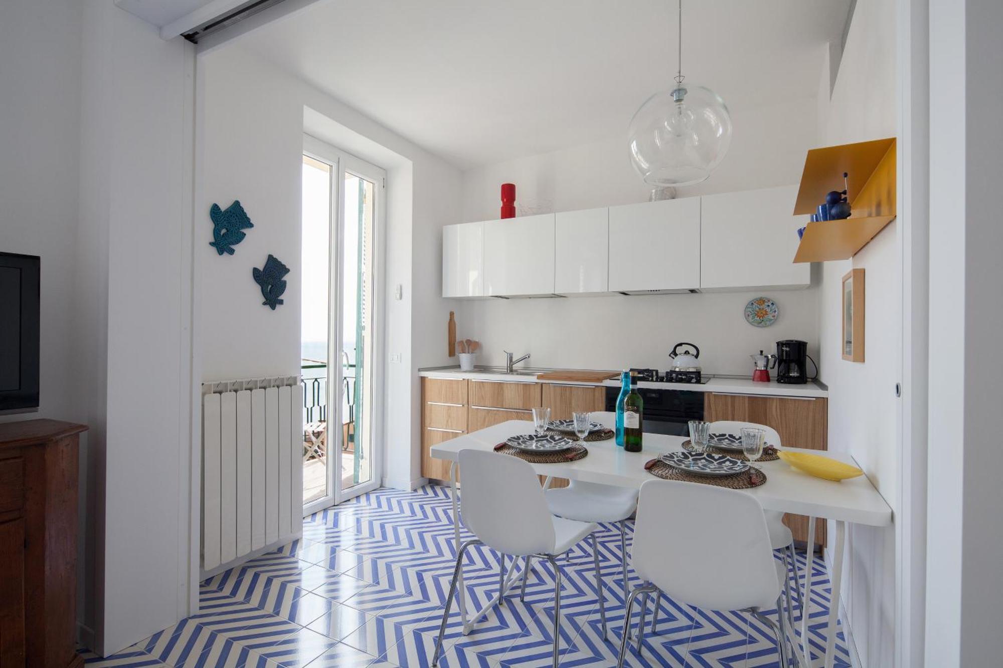 San Giovanni Apt, Seaview Terrace, 2 Aircondo Bdr, Easy From Train Or Private Parking Riomaggiore Kültér fotó