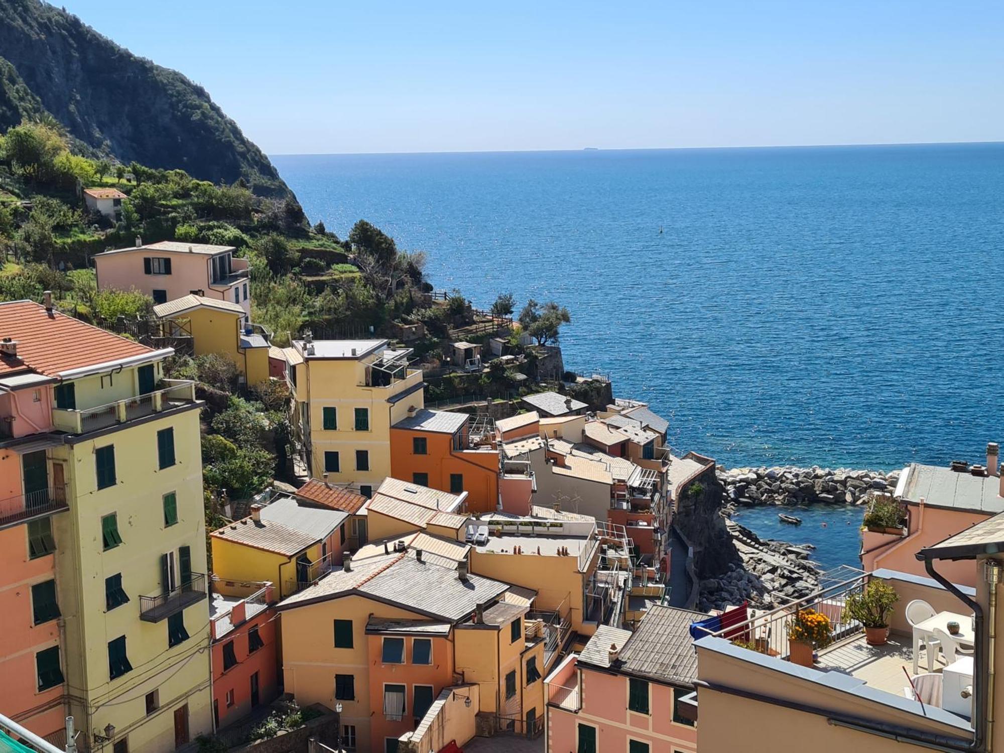 San Giovanni Apt, Seaview Terrace, 2 Aircondo Bdr, Easy From Train Or Private Parking Riomaggiore Kültér fotó